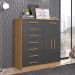 Cômoda 2 Portas 8 Gavetas New Verona - Albatroz Móveis