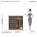 Cômoda 2 Portas 8 Gavetas New Verona - Albatroz Móveis