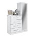 Cômoda Belize Plus 1PT 4GV Branco