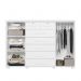 Cômoda Fontana 2 Portas e 7 Gavetas Branco Fosco - Móveis Albatroz
