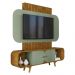 Home Estante Rack Embau Para TV até 75 Polegadas Naturale/Pistache