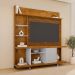 Home Taurus 160 cm para TV até 47” Polegadas e Rodízios Naturale/Off White/Ripado