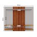 Painel Atlas Sala Tv Até 55 Polegadas Off White/Naturalle/Ripado