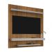 Painel Sala Leme para TV até 60 Polegadas Cinamomo/Ripado/Off White