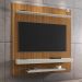 Painel Sala Leme para TV até 60 Polegadas Ripado/Off White