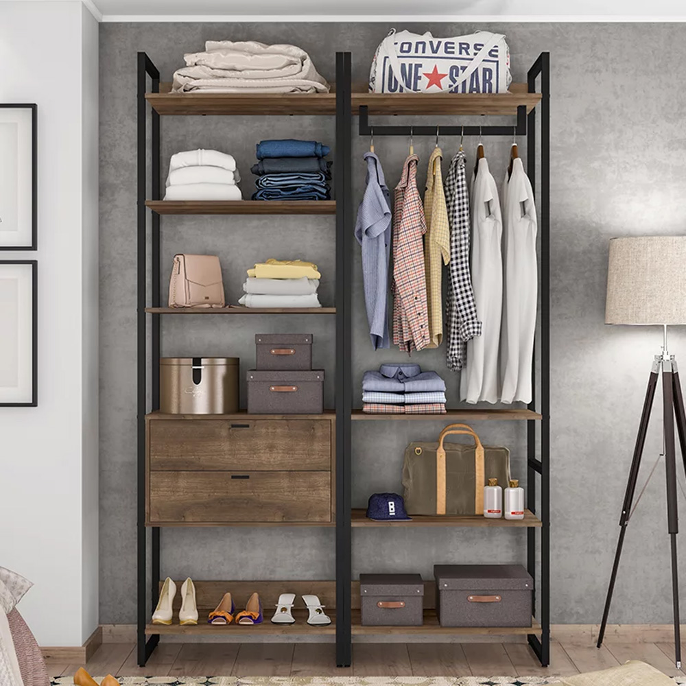 Guarda Roupa Casal Modular Closet Porto - FitMobel