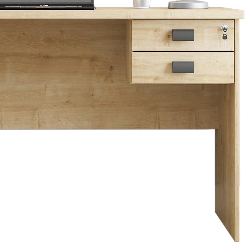 Mesa Para Escritorio 120x74 2 Gavetas 127073 Nature Mobel