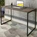 Mesa Para Escritorio Estilo Industrial 120x75 cm 133160 Castanho Mobel