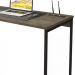 Mesa Para Escritorio Estilo Industrial 120x75 cm 133160 Castanho Mobel
