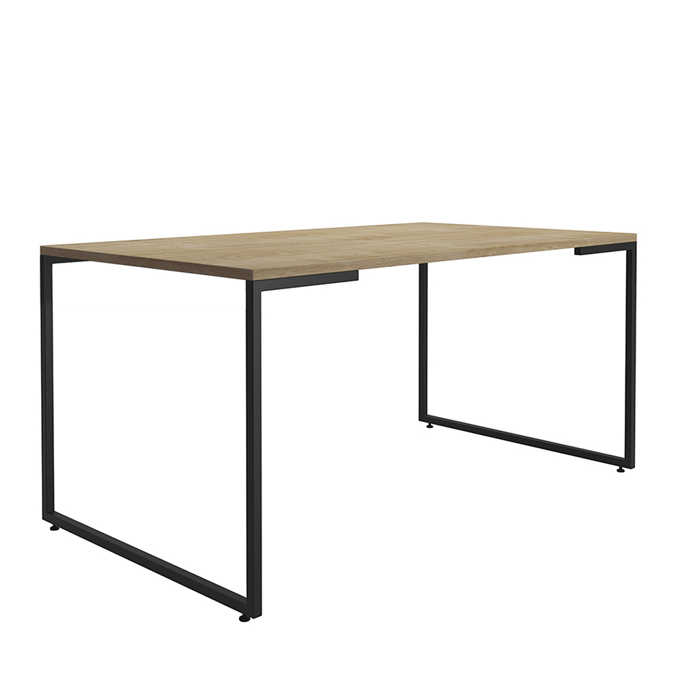 Mesa de Jantar Industrial 6 Lugares 160x90 Porto - Fit Mobel