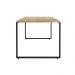 Mesa de Jantar Industrial 6 Lugares 160x90 Porto - Fit Mobel