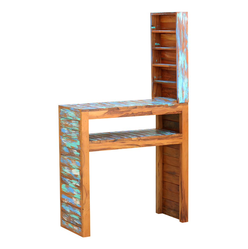Aparador Esmalteira 80 cm Madeira Maciça Pátina