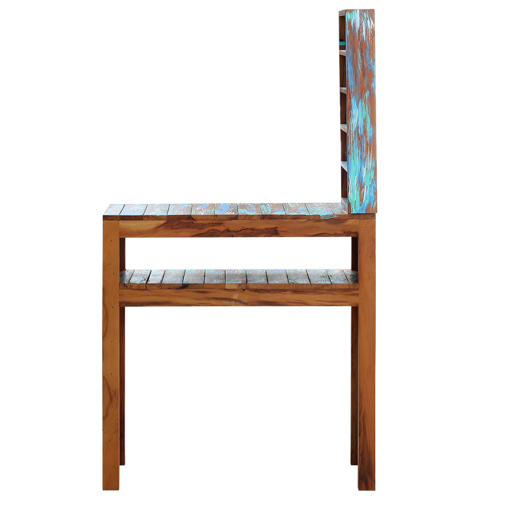 Aparador Esmalteira 80 cm Madeira Maciça Pátina