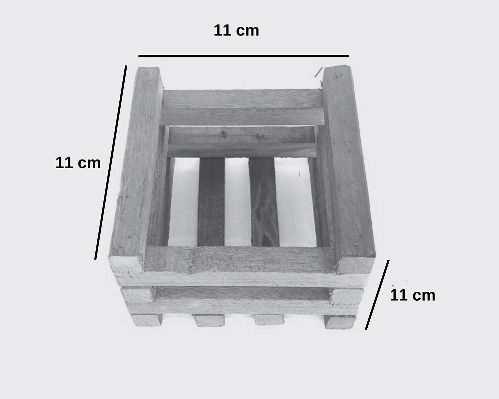 Cachepot Ripas Abertas Para Floreira Jardim Horta Vertical
