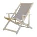 Cadeira Espreguiçadeira Dobrável Madeira C/B - Cinza