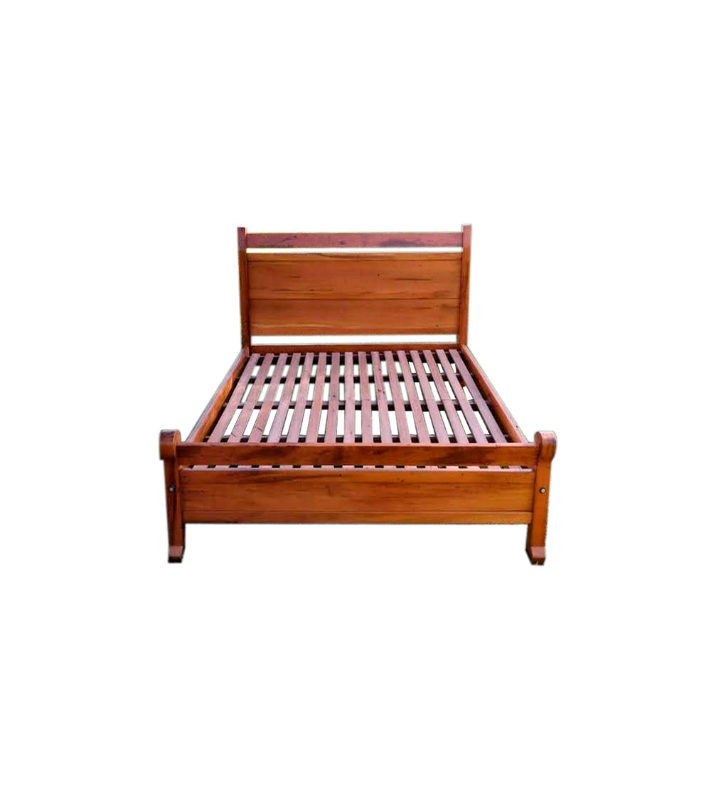 Cama Casal de Madeira Demolição Natural