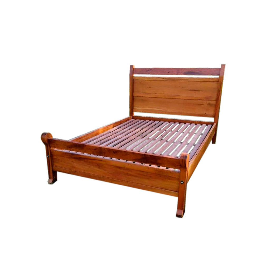 Cama Casal de Madeira Demolição Natural