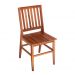 Conjunto Mesa de Jantar 1 x 1 M 4 Cadeiras Madri Madeira Demolição Natural