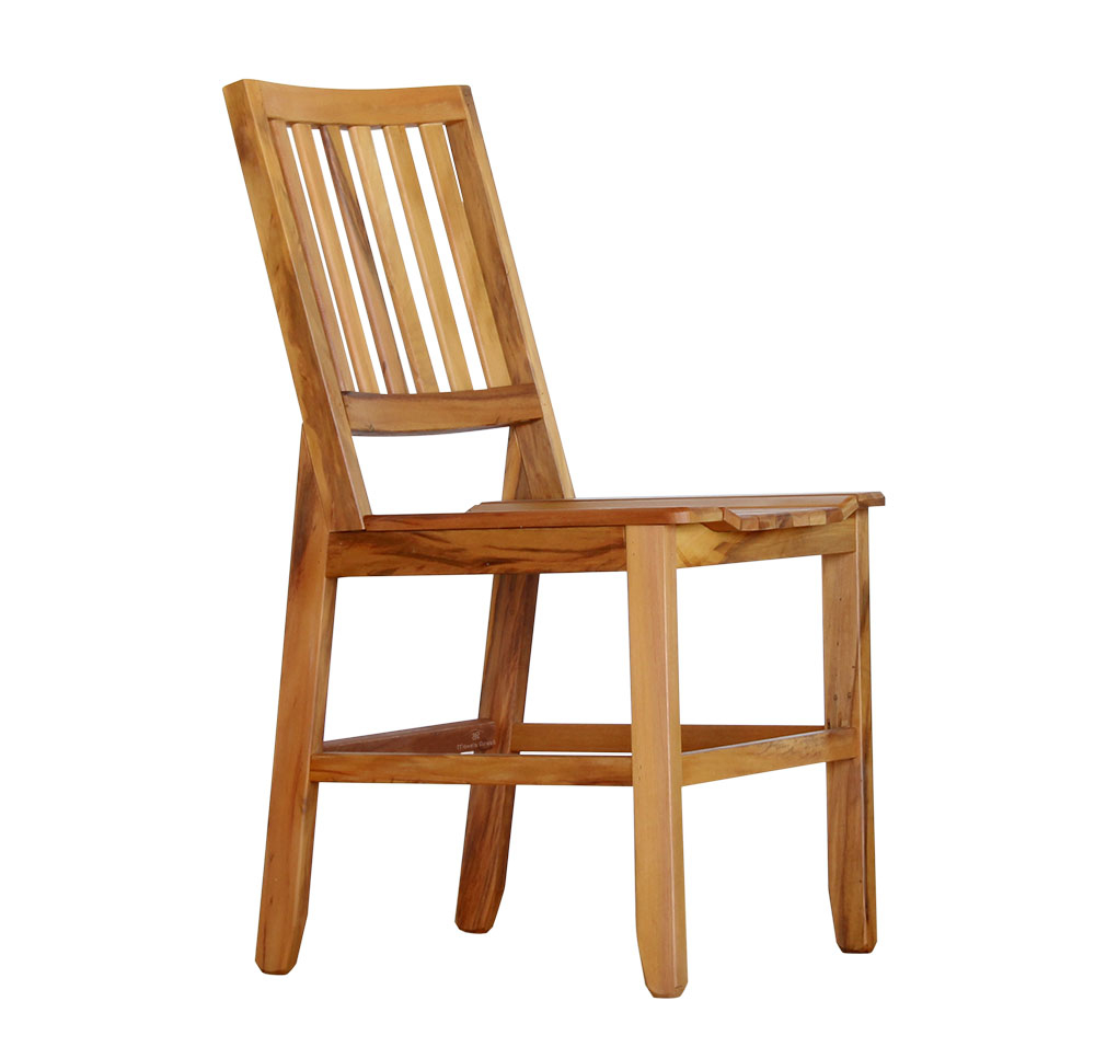 Conjunto Mesa de Jantar 1 x 1 M 4 Cadeiras Madri Madeira Demolição Natural
