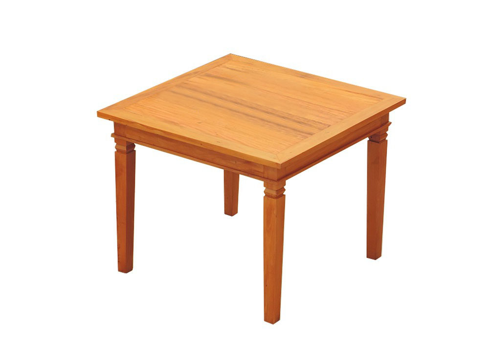 Conjunto Mesa de Jantar 1 x 1 M 4 Cadeiras Mineira Madeira Demolição Natural