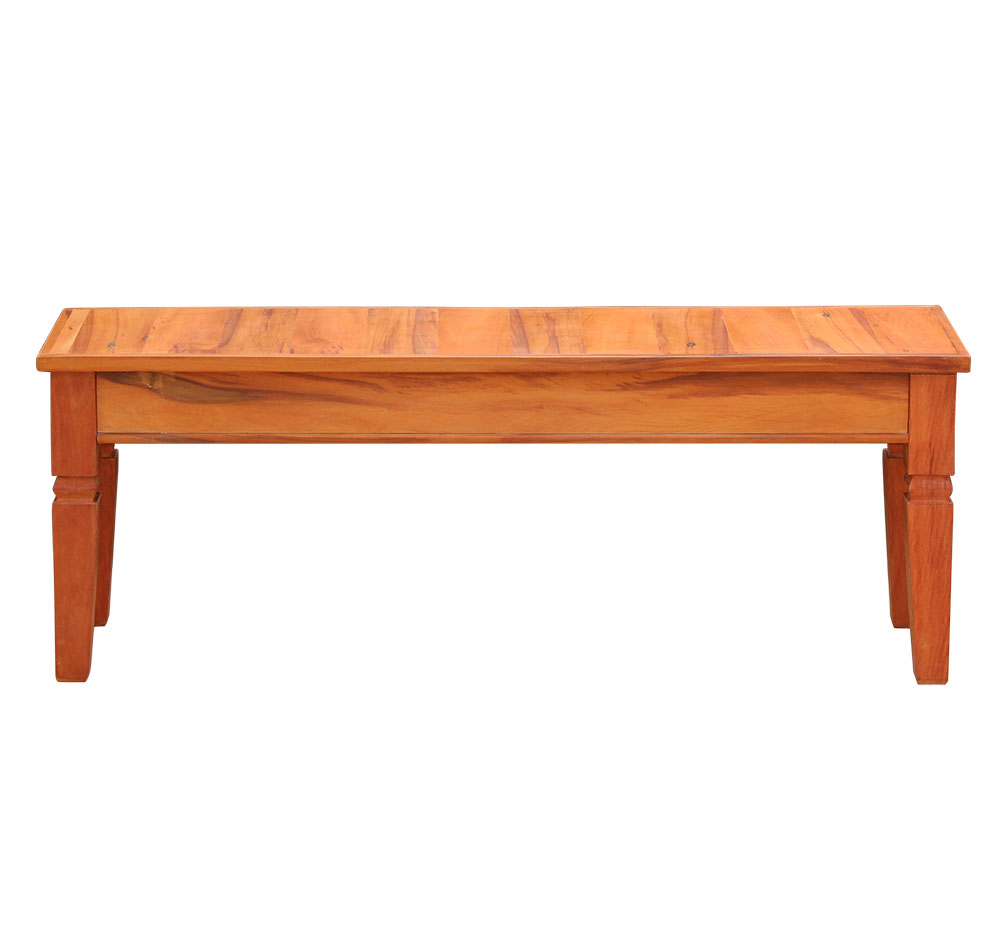 Conjunto Mesa de Jantar 1,5 M 4 Cadeiras Mineira e Banco Madeira de Demolição