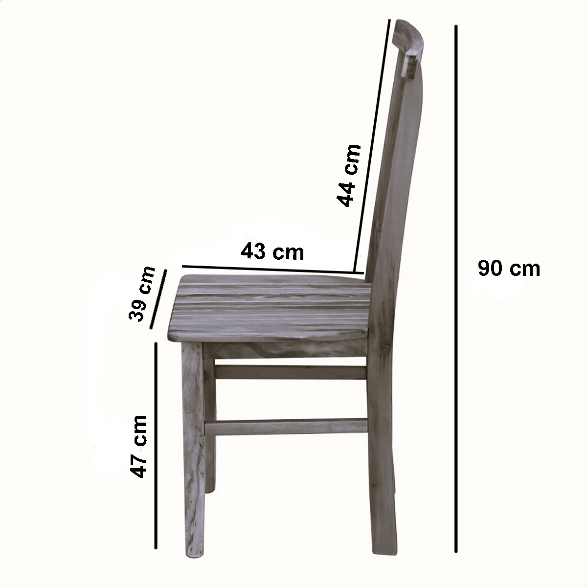 Conjunto Mesa de Jantar 1,5M 4 Cadeiras Mineira e Banco 1,5M Madeira Maciça