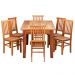 Conjunto Mesa de Jantar 1,5M 6 Cadeiras Mineira Madeira de Demolição