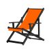 Espreguiçadeira Preguiçosa Dobrável Black CB-Laranja