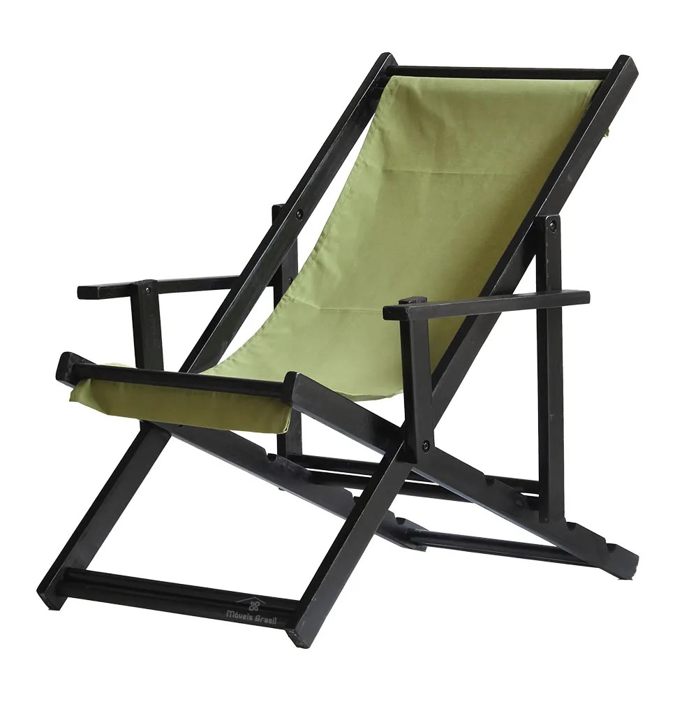 Espreguiçadeira Preguiçosa Dobrável Black CB-Verde