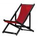 Espreguiçadeira Preguiçosa Dobrável Black SB-Vermelho