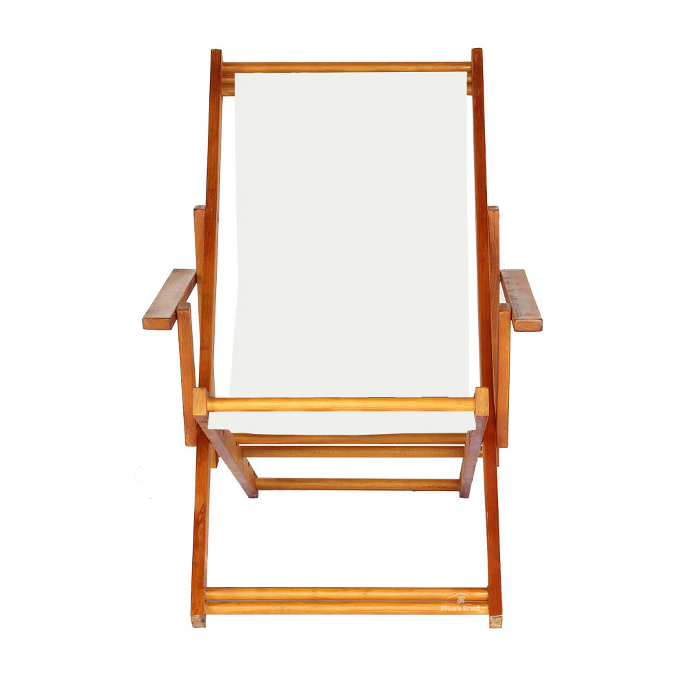 Espreguiçadeira Preguiçosa Dobrável Mel CB-List Vermelho/Branco