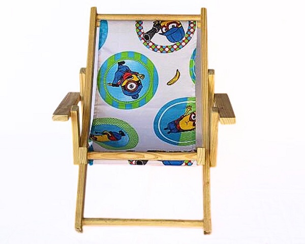 INFANTIL Cadeira Espreguiçadeira Dobrável-Personagens