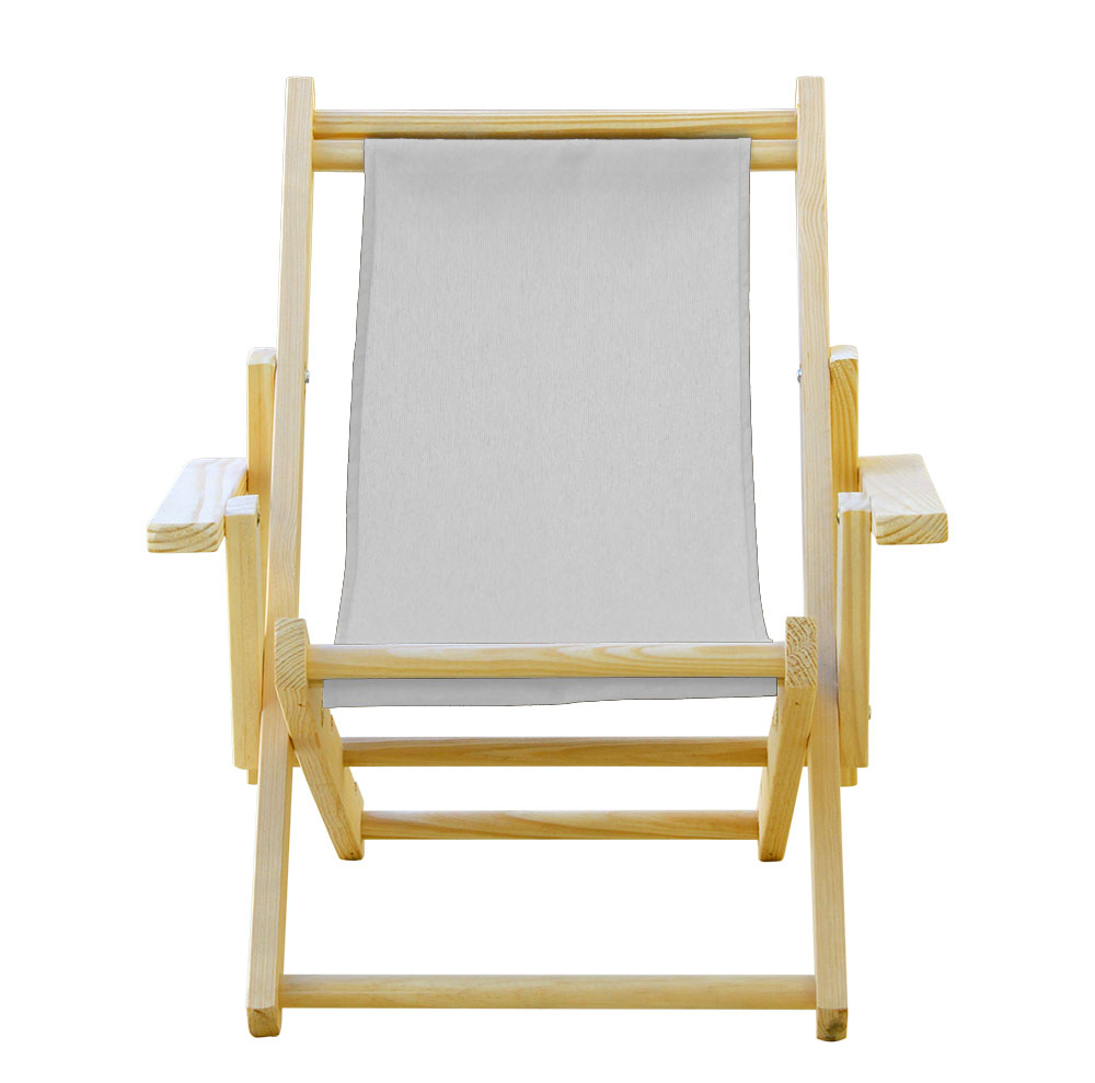 INFANTIL Kit 3 Cadeira Espreguiçadeira Dobrável-Branco