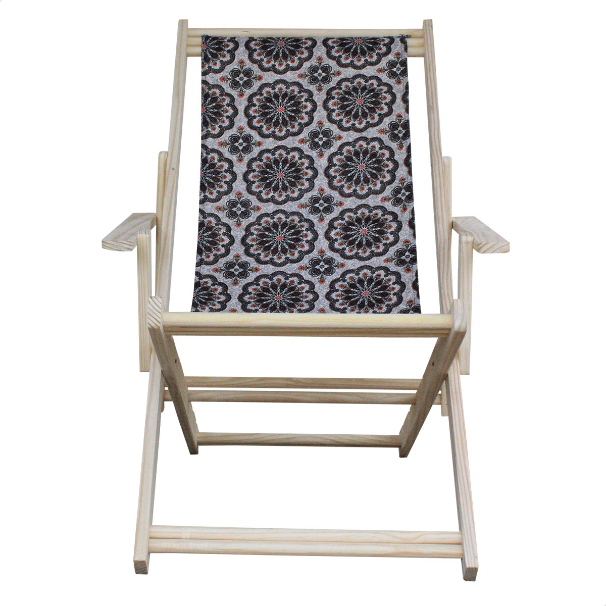 Kit 10 Cadeira Espreguiçadeira Dobrável C/B-L Azul/Branco
