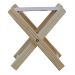 Kit 2 Banquinho de Madeira Banqueta Pescador-Branco