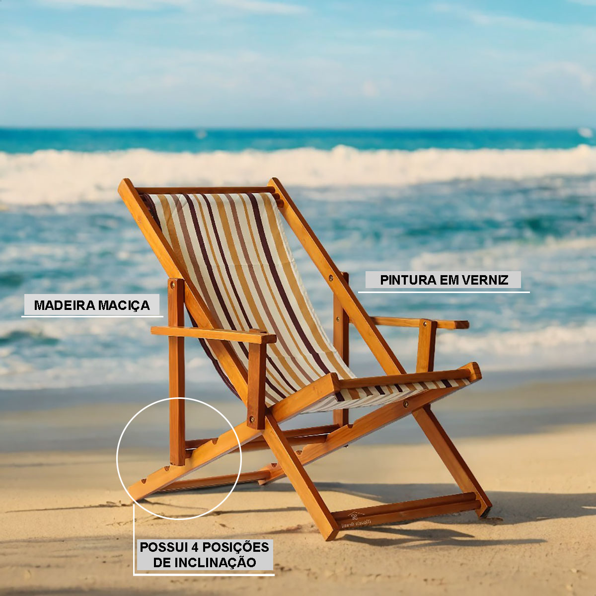 Kit 2 Espreguiçadeira Preguiçosa Dobrável Mel CB-Verde