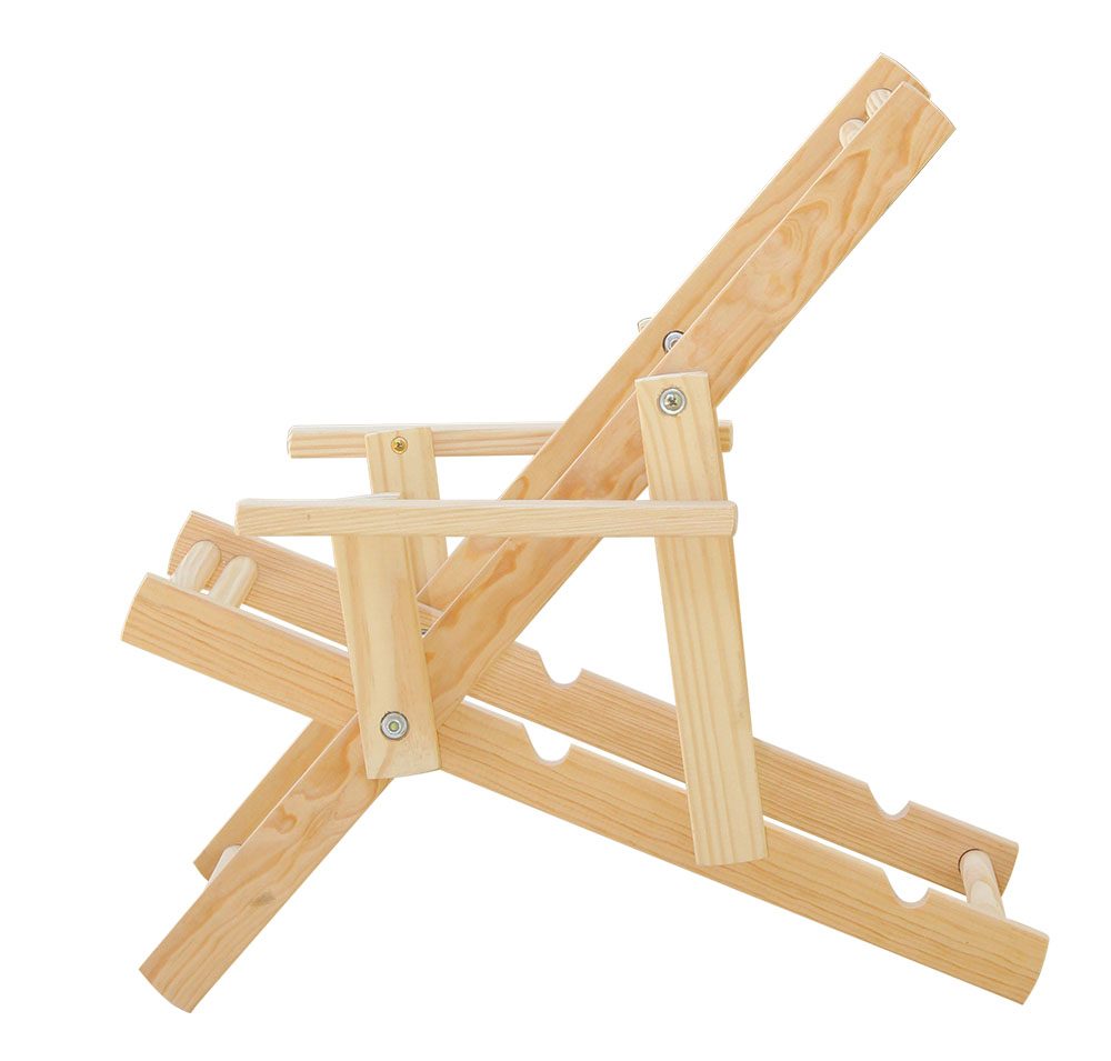 Kit 2 Espreguiçadeiras Adulto e Infantil-Arara