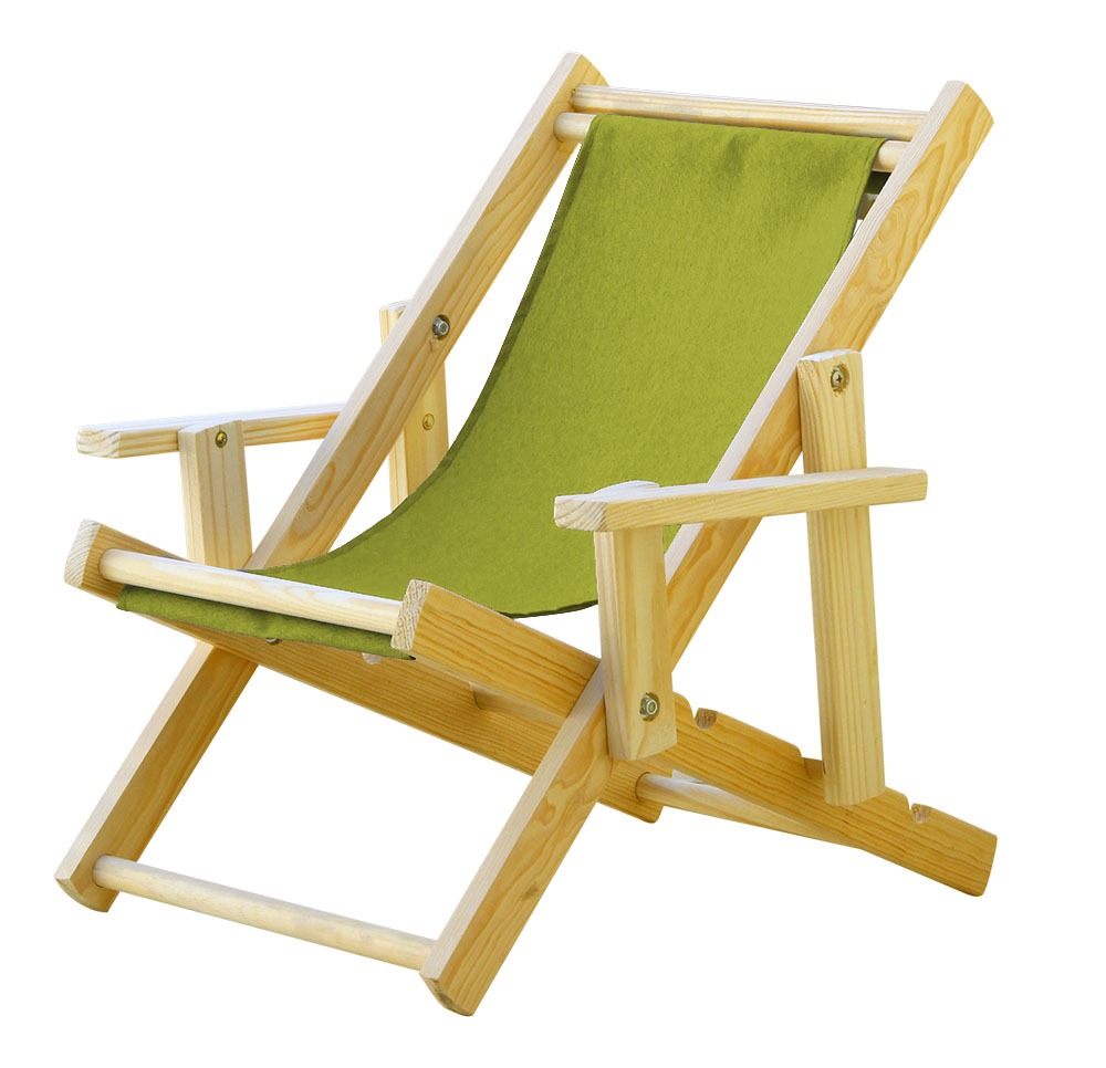 Kit 2 Espreguiçadeiras Adulto e Infantil-Verde