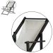 Kit 2 Espreguiçadeiras Dobrável Black CB-Triang Azul