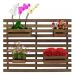 Kit 2 Floreiras Jardim Vertical 100 x 80 cm Madeira Maciça