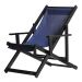 Kit 3 Espreguiçadeiras Dobrável Black CB-Azul Escuro