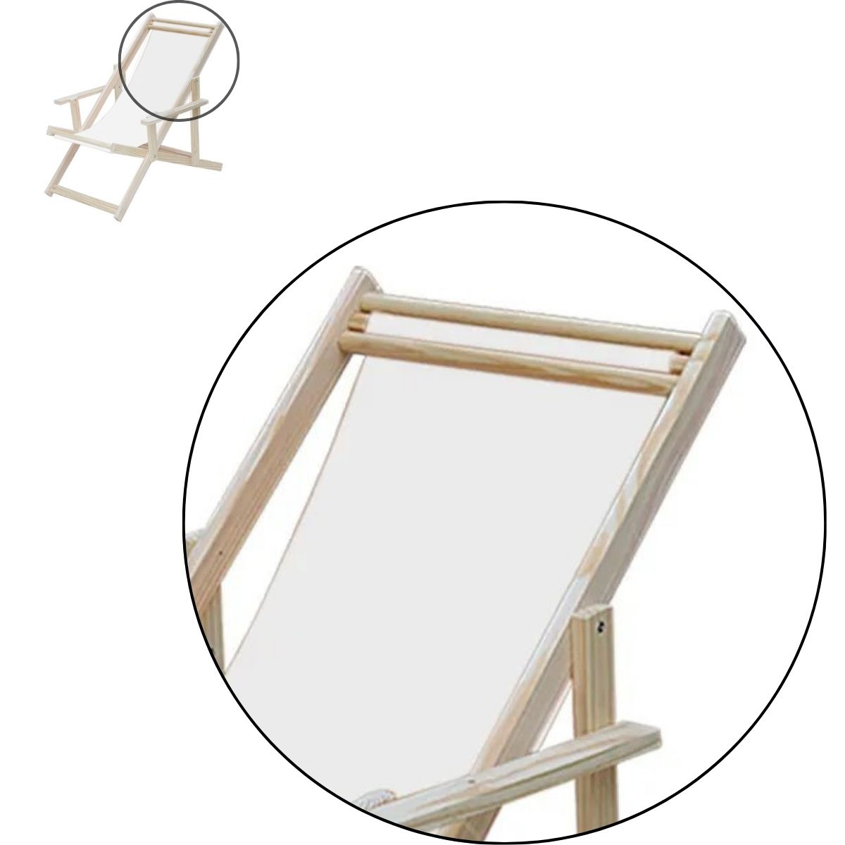 Kit 3 Espreguiçadeiras Preguiçosa Dobrável C/B-L Verm/Branco