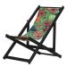 Kit 4 Espreguiçadeiras Dobrável Black SB-L Verde/Branco