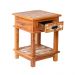 Mesa Cabeceira 40 cm 1 Gaveta Madeira de Demolição Pátina