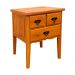 Mesa Cabeceira 60 cm 1 Gaveta Madeira de Demolição Natural