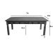 Mesa de Jantar 2 M Madeira Maciça Natural Com Gaveta - Drawer