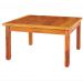 Mesa de Jantar em Madeira de Demolição 1,5 x 1,5 m Natural