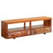 Rack Aparador Elegance 2,4M 2 Gavetas Madeira Maciça com Pátina