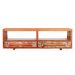 Rack Aparador Elegance 2,4M 2 Gavetas Madeira Maciça com Pátina