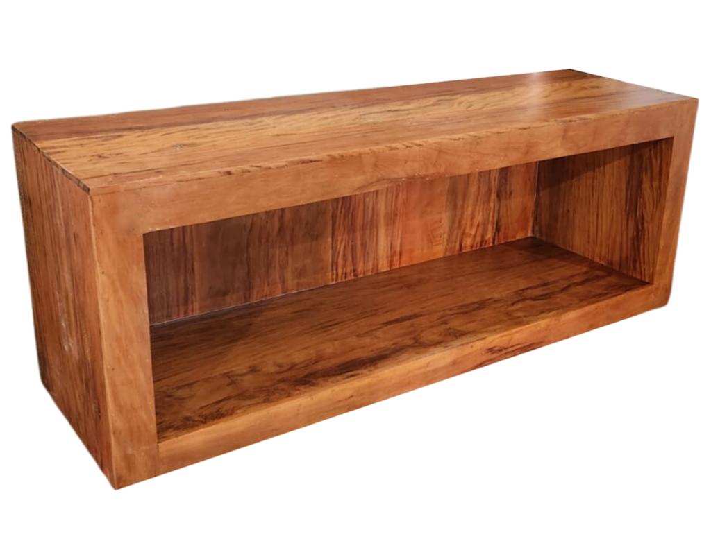 Rack Barcelona 1,6 M Madeira Maciça - Natural